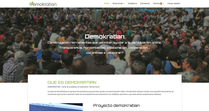 Nueva web de DEMOKRATIAN